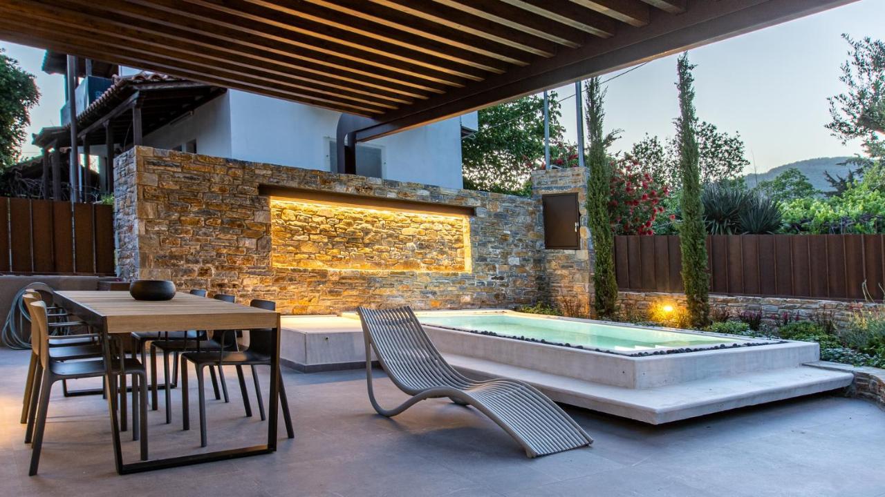 Lethe Villas With Private Pool Kato Gatzea Greece Ngoại thất bức ảnh